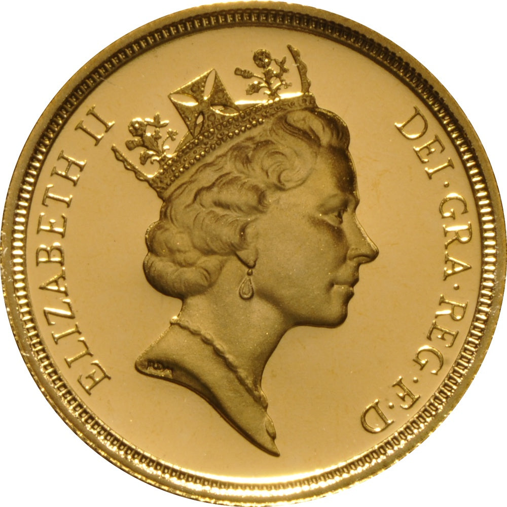 Libra Isabel II 1988 - Frente