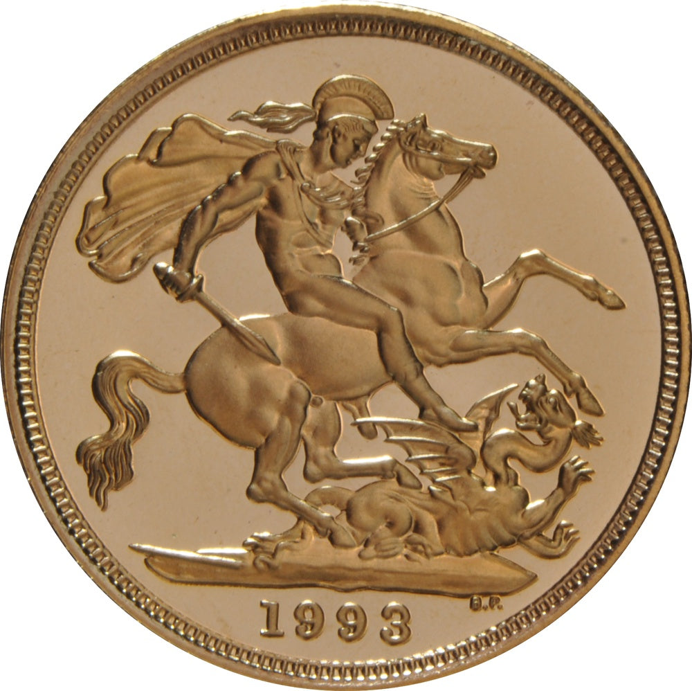 Libra Isabel II 1993 - Verso