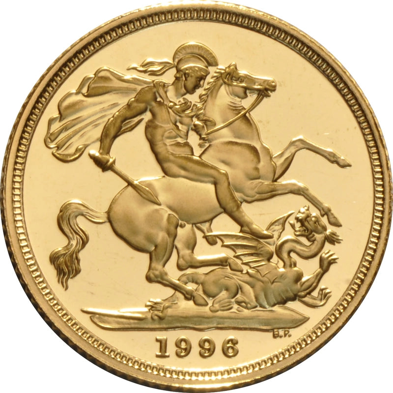 Libra Isabel II 1996 - Verso