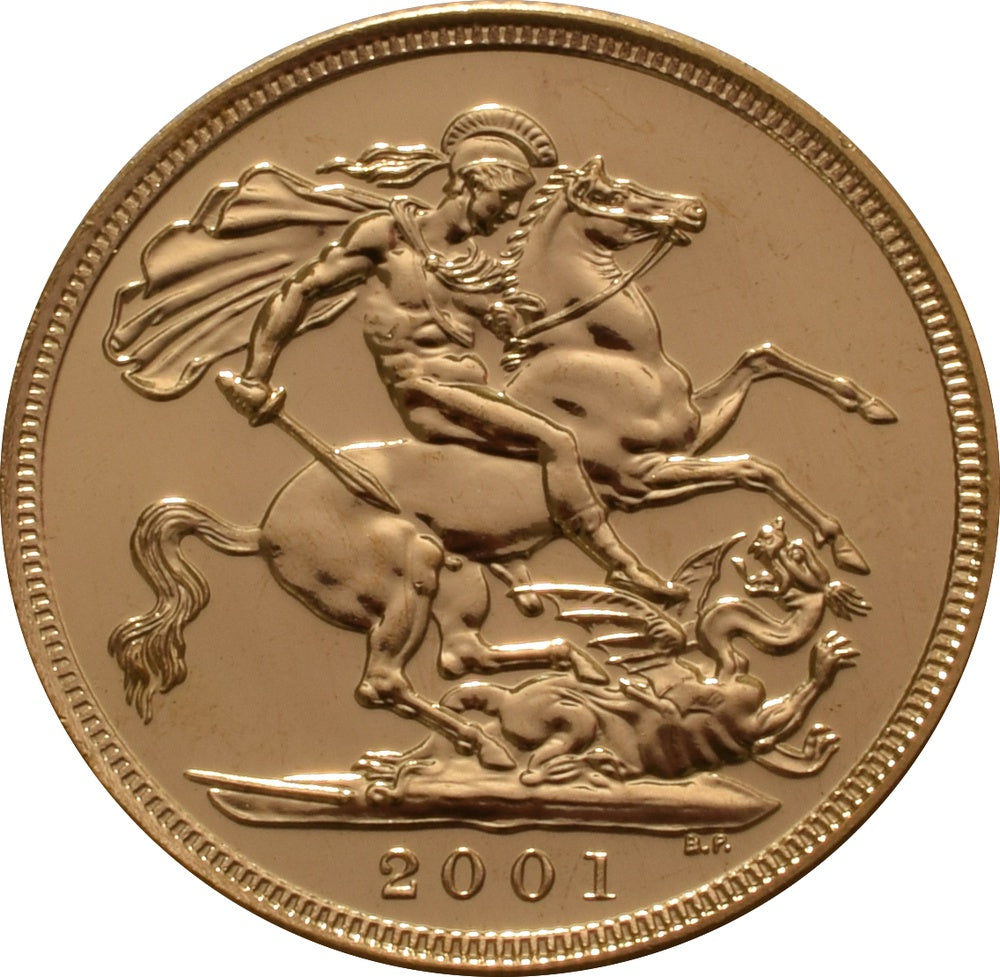 Libra Isabel II 2001 - Verso