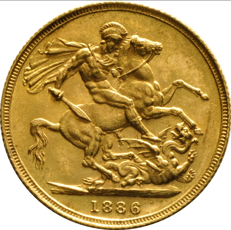 Libra Victoria - Coat of Arms - Single - 1886