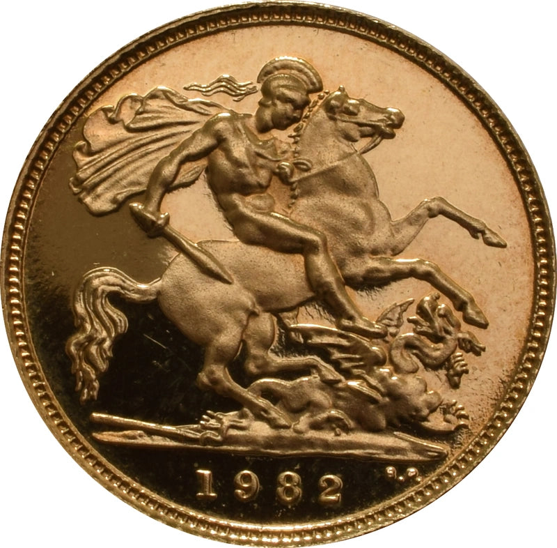 1/2 Libra Isabel II - Casada - 1982 - Verso