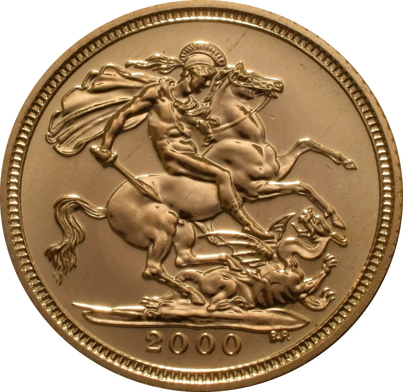 1/2 Libra Isabel II - 2000 - Verso