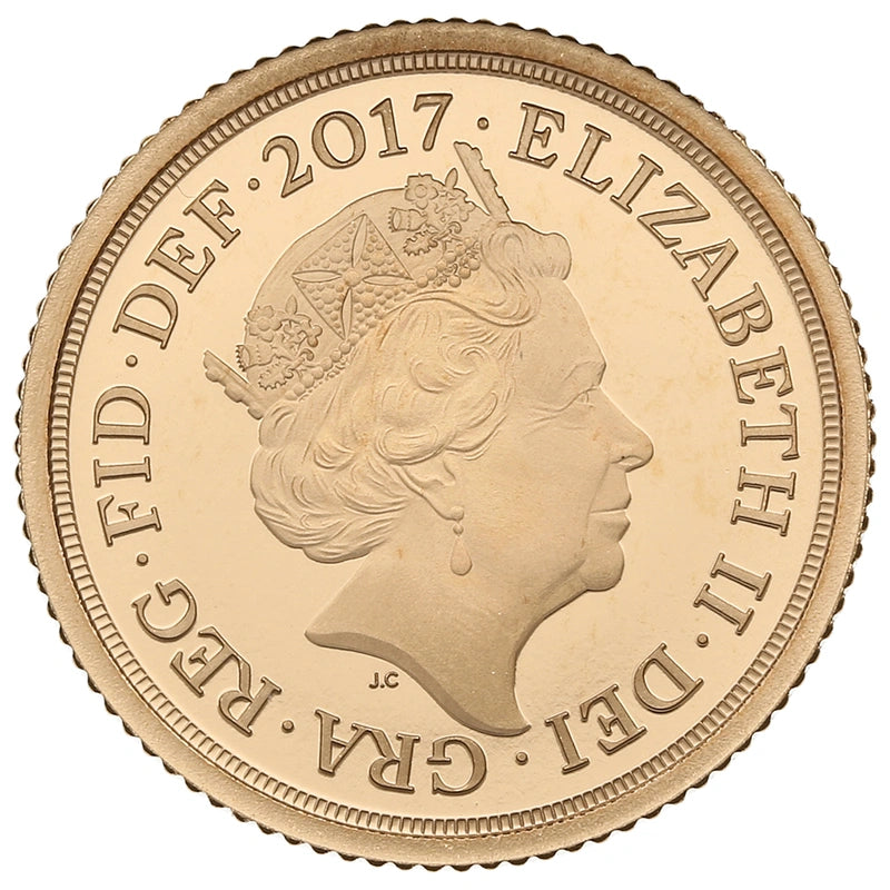 1/2 Libra Isabel II - 2017 - Frente