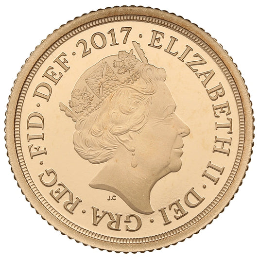 1/2 Libra Isabel II - 2017 - Frente