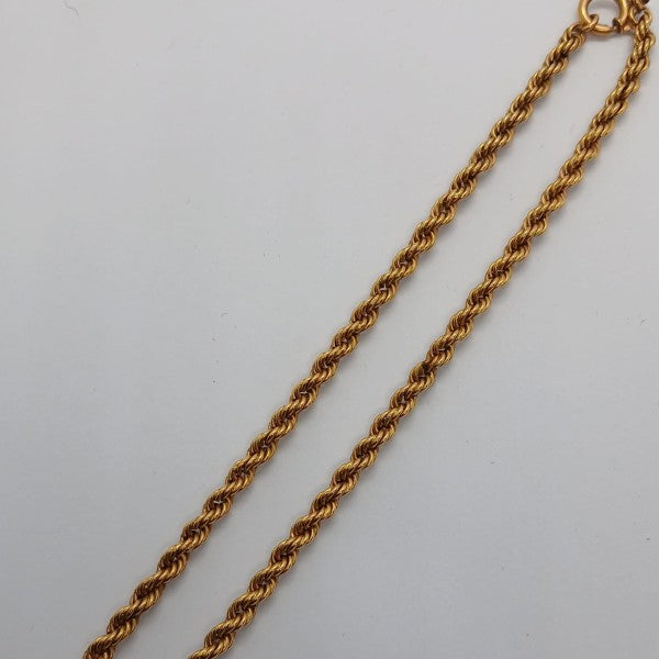 colar em ouro de 19.2 k 4