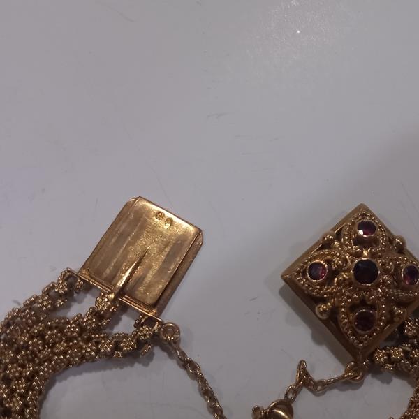 pulseira em ouro de 19.2 k 4