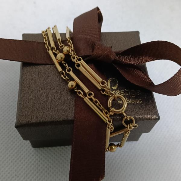 pulseira em ouro de 19.2 k 4