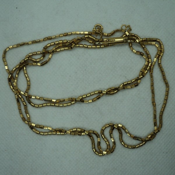 colar em ouro de 19.2 k 2