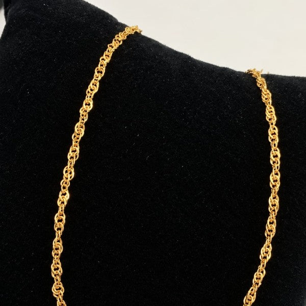 colar em ouro de 19.2 k 2