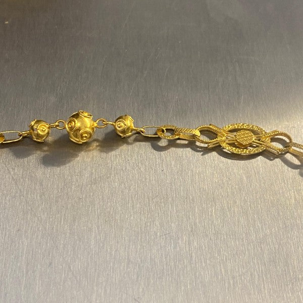 pulseira em ouro de 19.2 k 6