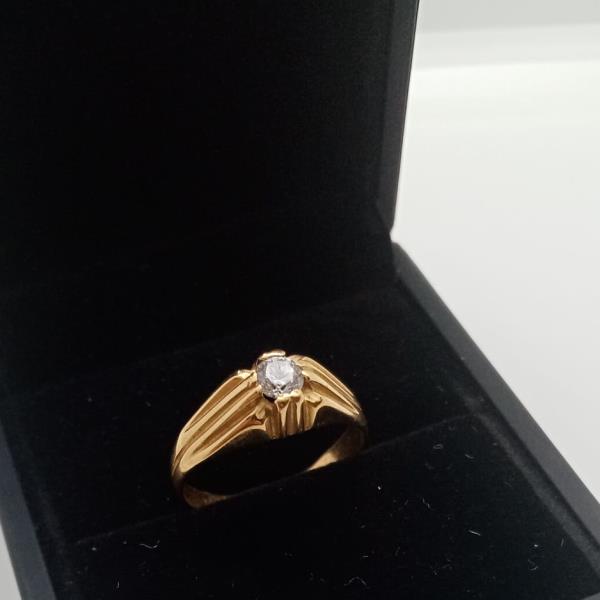 anel em ouro de 19.2 k 2