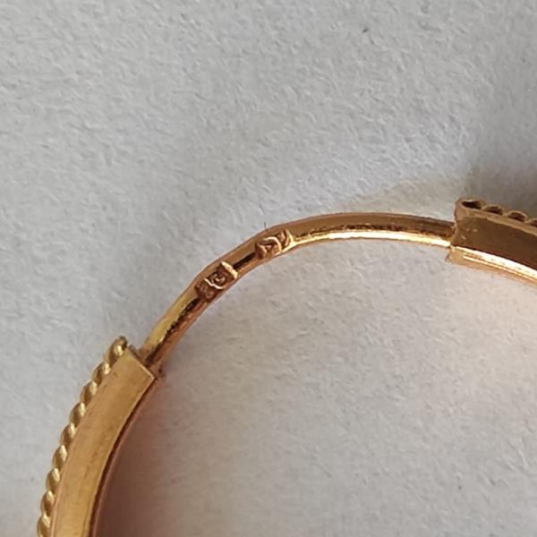 brincos em ouro de 19.2 k 4