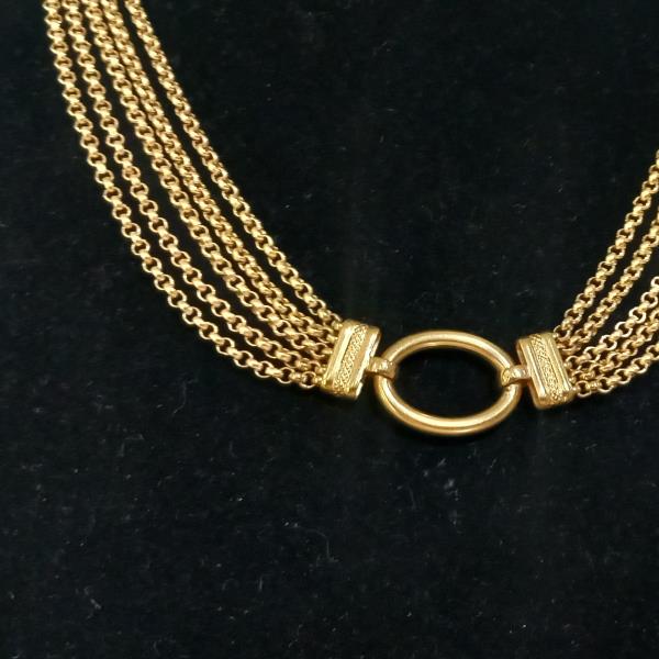 colar em ouro de 19.2 k 3