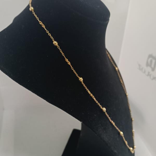 colar em ouro de 19.2 k 2