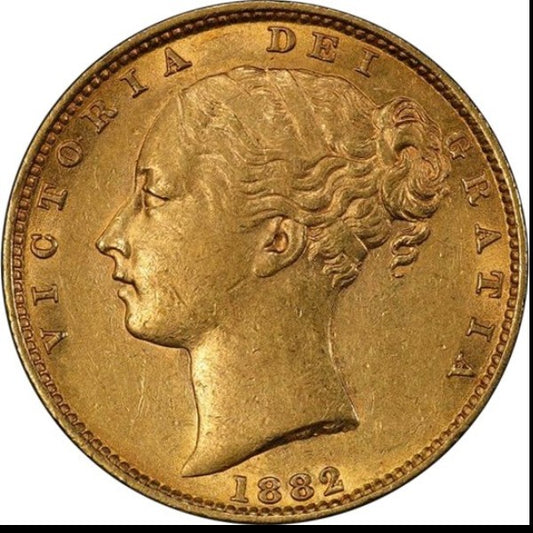 Libra Victória - Brasão - Solteira - 1882 - 1