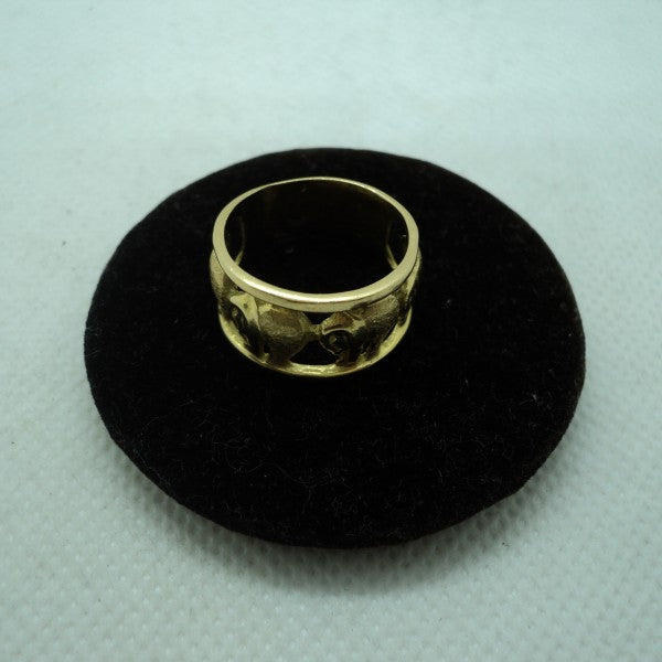 anel em ouro de 19.2 k 2