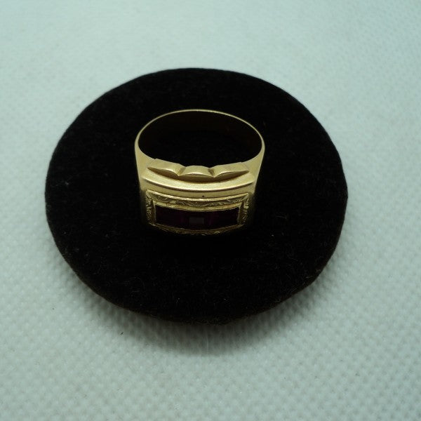anel em ouro de 19.2 k 2