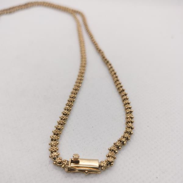 colar em ouro de 19.2 k 5