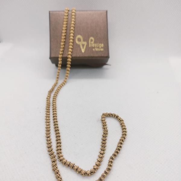 colar em ouro de 19.2 k 4