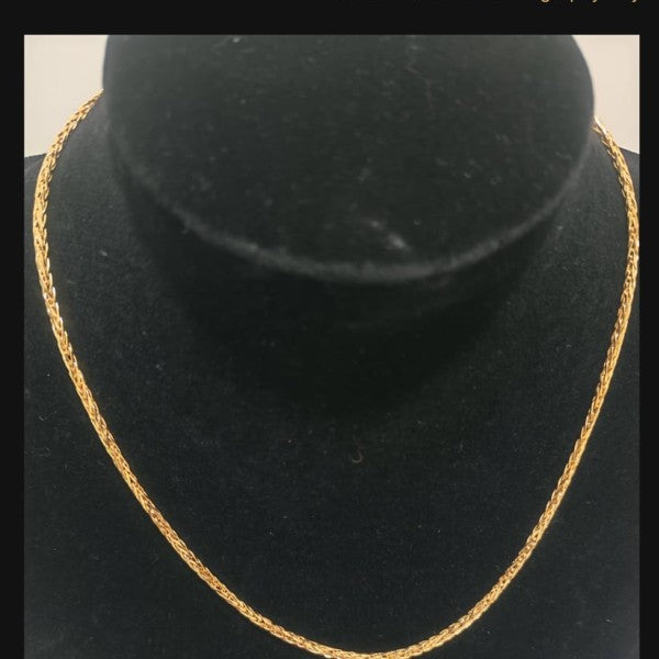 colar em ouro de 19.2 k 3