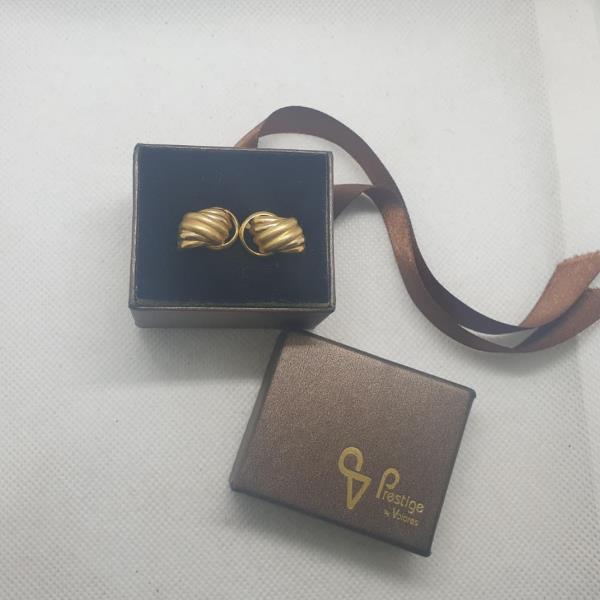 brincos em ouro de 19.2 k 2