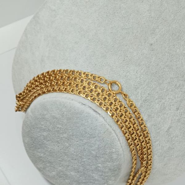 colar em ouro de 19.2 k 3