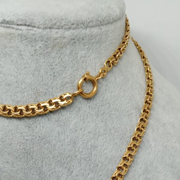 colar em ouro de 19.2 k 2