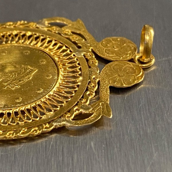 pendente em ouro de 19.2 k 6