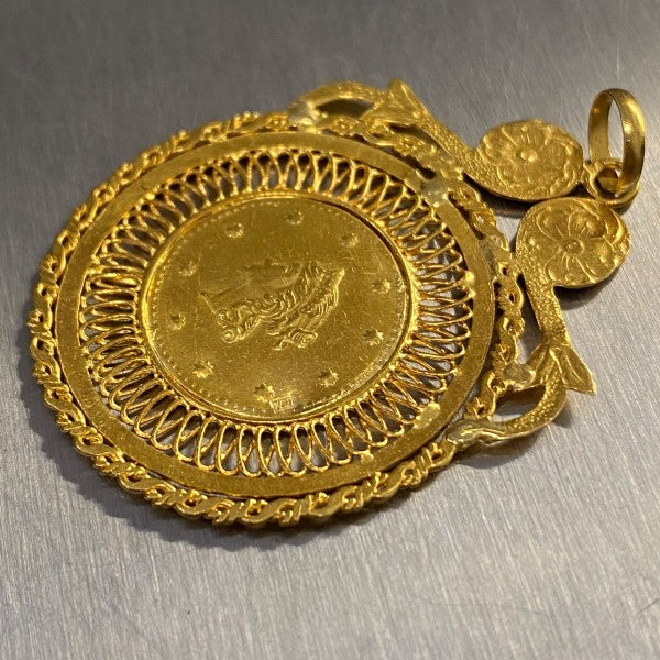 pendente em ouro de 19.2 k 4