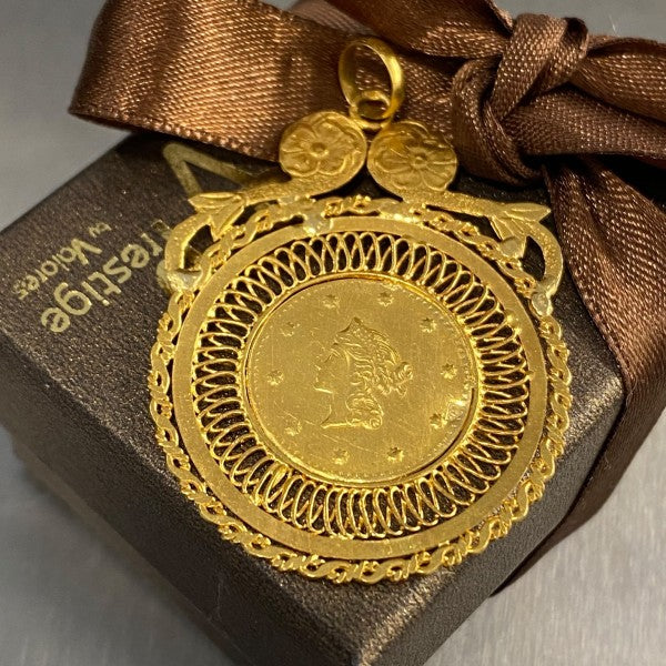 pendente em ouro de 19.2 k 1