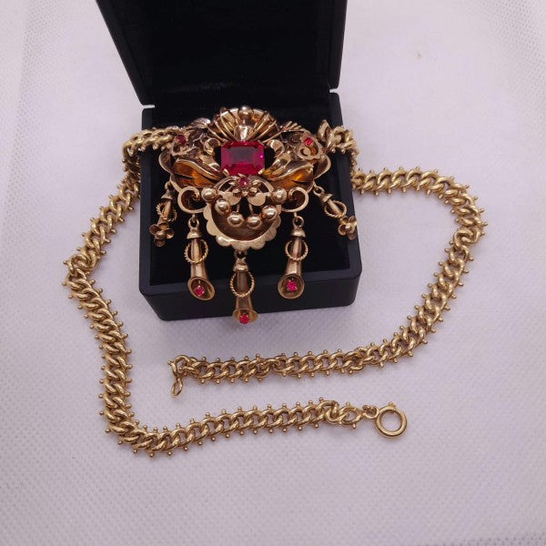 colar em ouro de 19.2 k 4