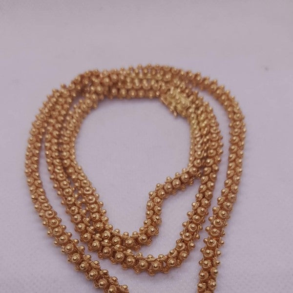 colar em ouro de 19.2 k 7
