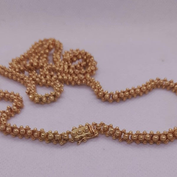 colar em ouro de 19.2 k 4