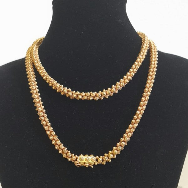 colar em ouro de 19.2 k 3