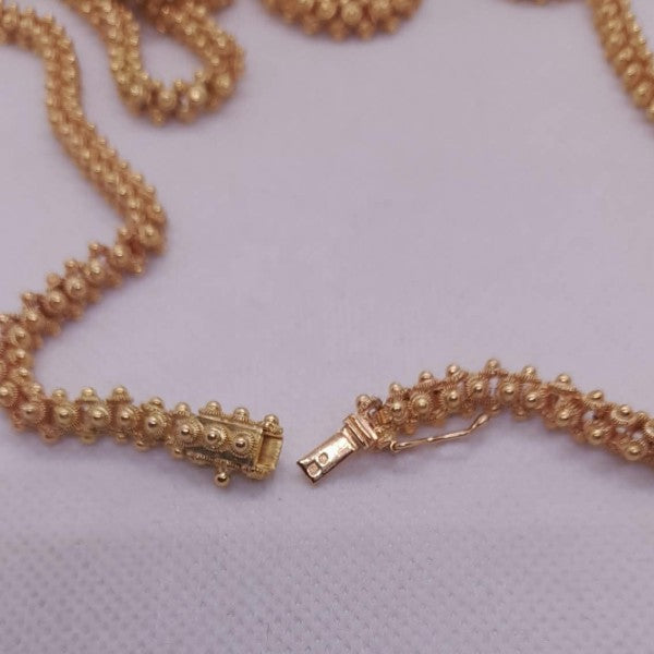 colar em ouro de 19.2 k 2