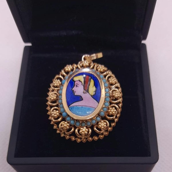 alfinete em ouro de 19.2 k 2
