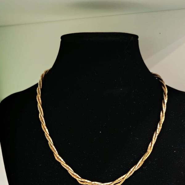 colar em ouro de 19.2 k 2