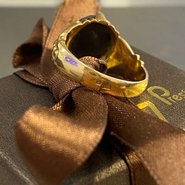 anel em ouro de 19.2 k 4