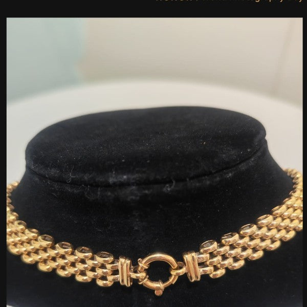 colar em ouro de 19.2 k 2