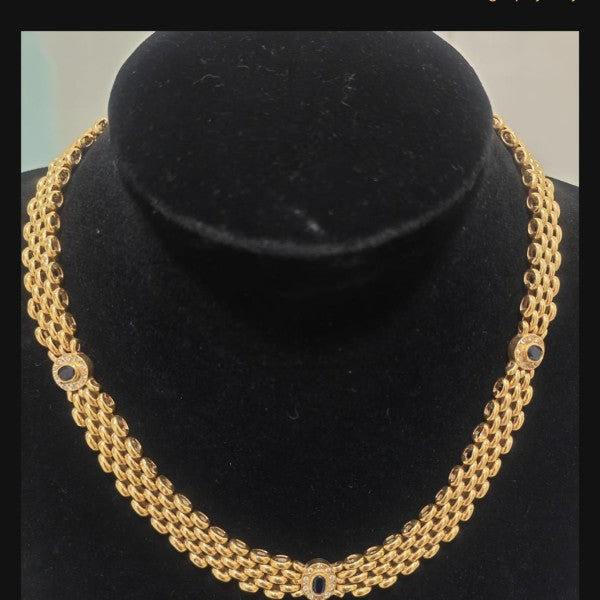 colar em ouro de 19.2 k 1