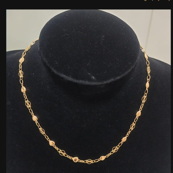 colar em ouro de 19.2 k 3
