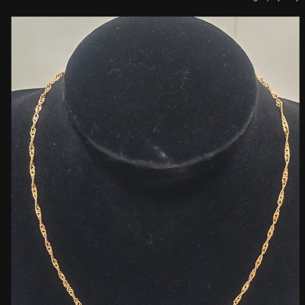 colar em ouro de 19.2 k 3