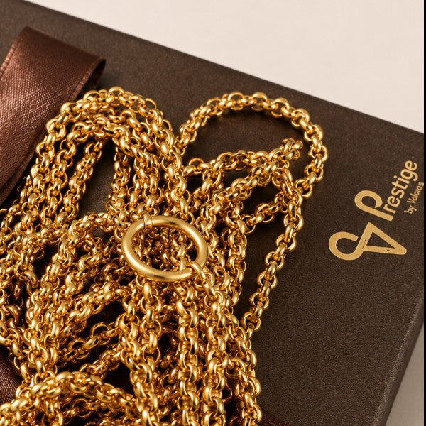 colar em ouro de 19.2 k 5