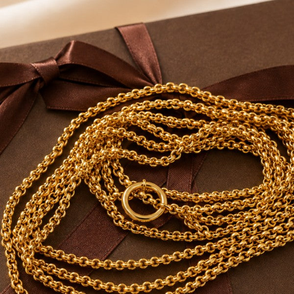 colar em ouro de 19.2 k 3
