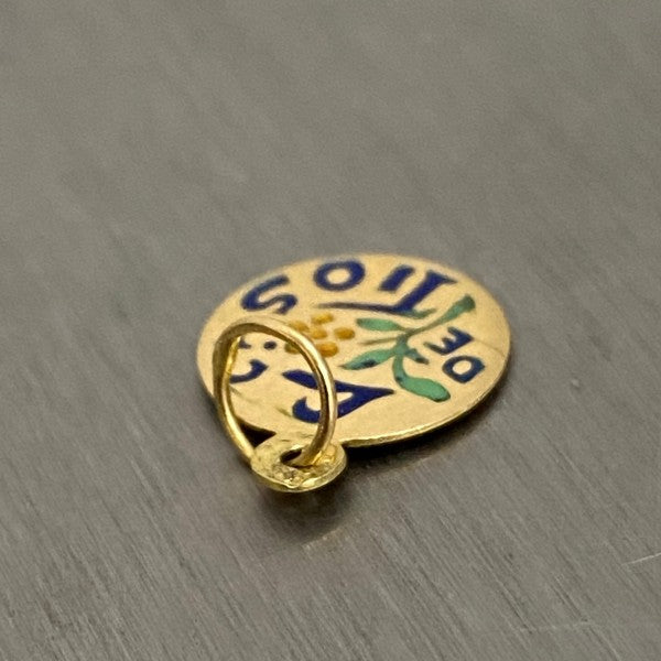 pendente em ouro de 19.2 k 3