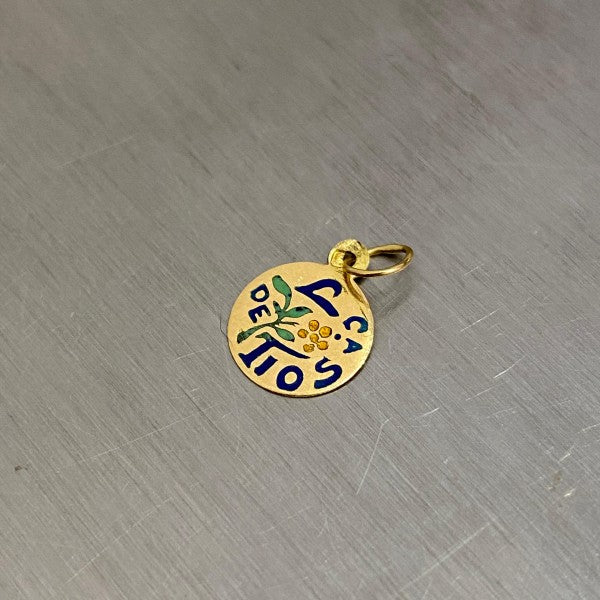pendente em ouro de 19.2 k 2