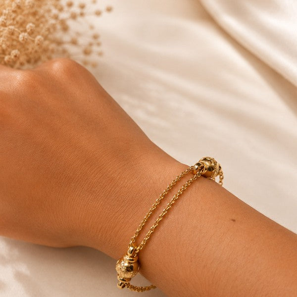 pulseira em ouro de 19.2 k 2