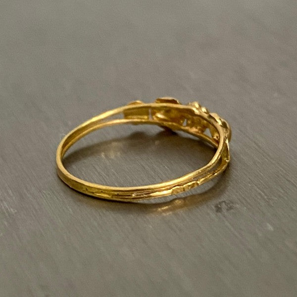 anel em ouro de 19.2 k 6
