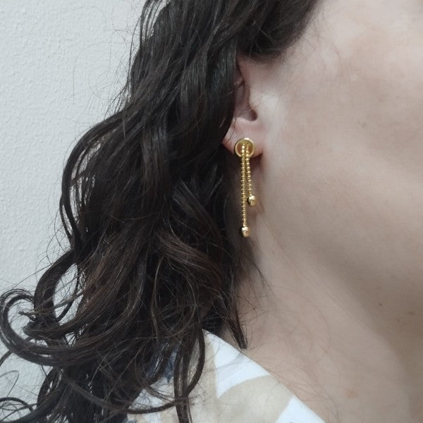 brincos em ouro de 19.2 k 4